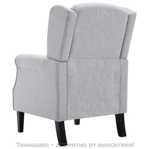 Фотьойл, светлосив, текстил