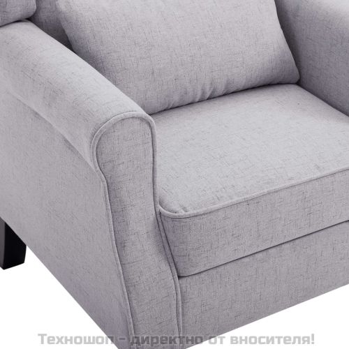 Фотьойл, светлосив, текстил