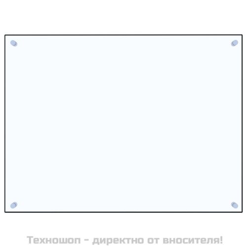 Кухненски гръб, прозрачен, 80x60 см, закалено стъкло