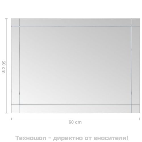Стенно огледало, 60x50 см, стъкло