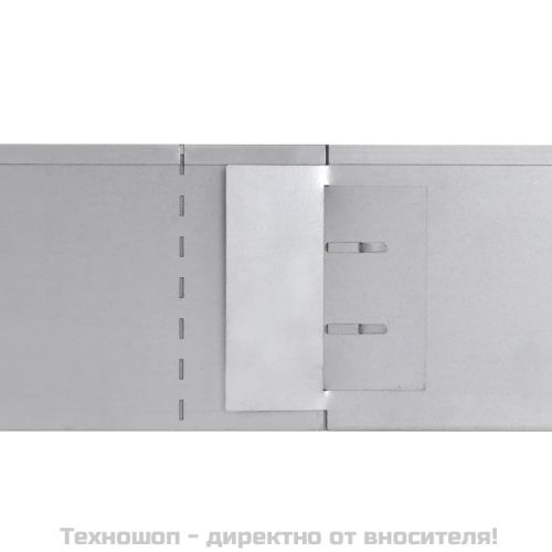 Комплект бордюрни ленти поцинкована стомана 10 части 100x14 см