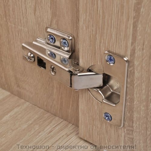 комплект мебели от 9 части и мивка за баня, бежов цвят