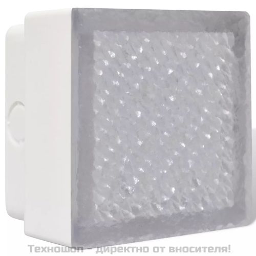 LED осветителни тела за вграждане в земя, 12 бр, 100x100x68 мм