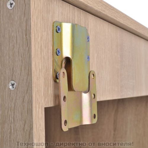 комплект мебели от 11 части и мивка за баня, бежов цвят