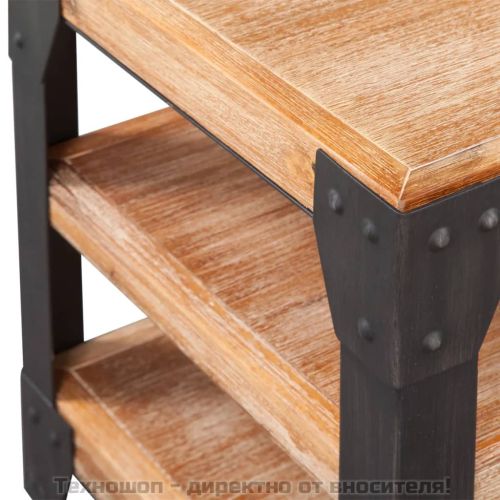 Комплект 3 бр мебели за дневна, акациев масив