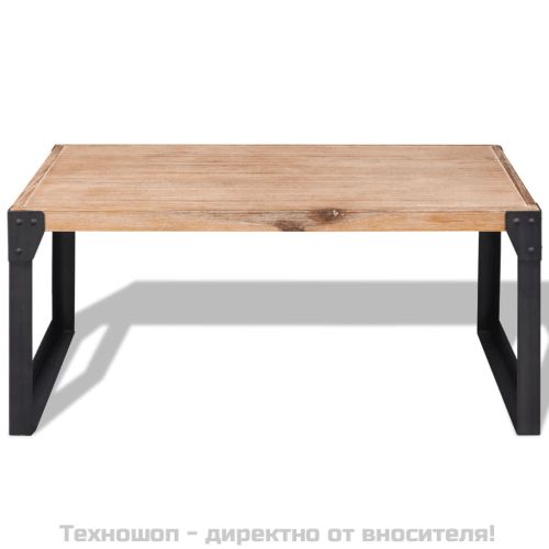 Комплект 3 бр мебели за дневна, акациев масив