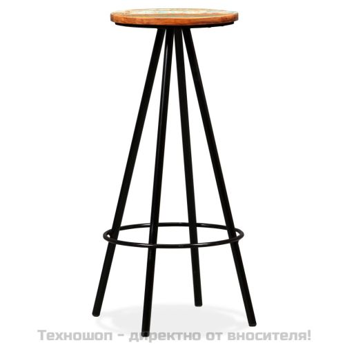 Бар комплект, 5 части, регенерирано дърво масив