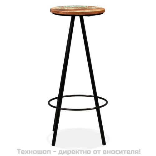 Бар комплект, 5 части, регенерирано дърво масив