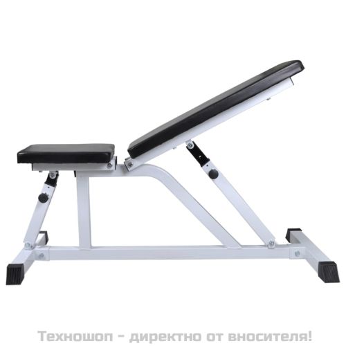 Комплект лежанка с щанга и дъмбели, 60,5 кг