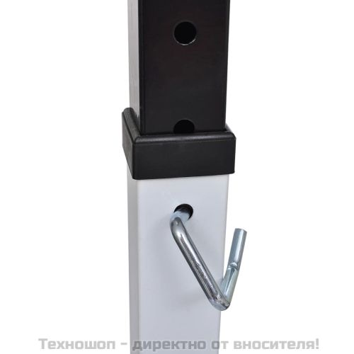 Стойка за клекове с щанга и дъмбели, 60,5 кг