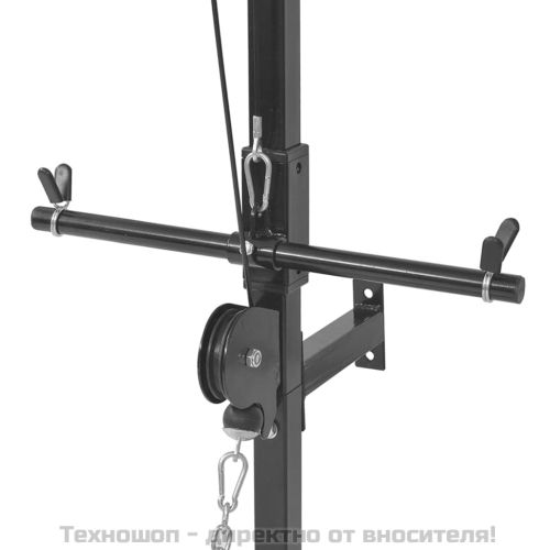 Фитнес станция за набирания с щанга и дъмбели, 30,5 кг