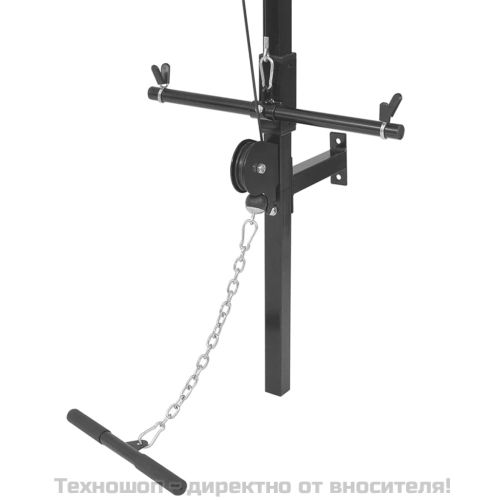 Фитнес станция за набирания с щанга и дъмбели, 30,5 кг