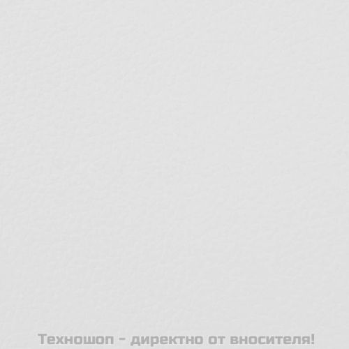 Трапезни столове, 6 бр, бели, изкуствена кожа