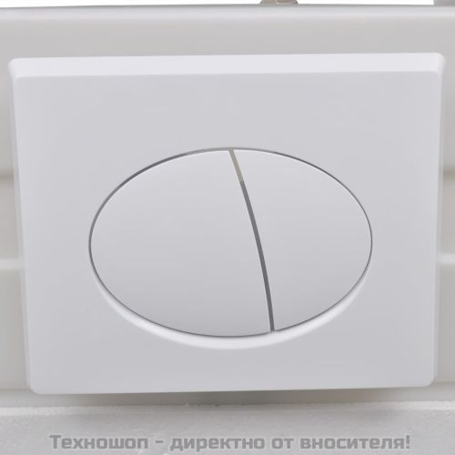 Окачена тоалетна чиния, със скрито казанче, керамична, черна