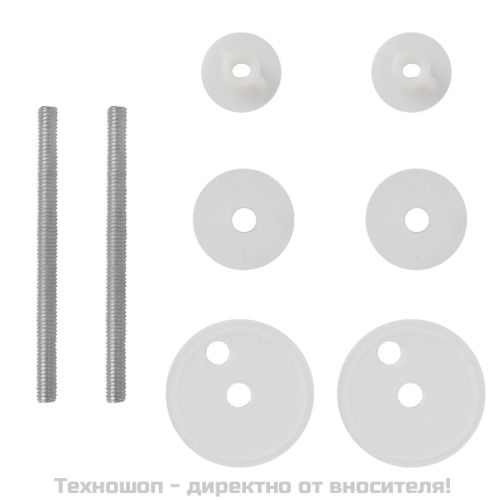 Тоалетни седалки с капаци, 2 бр, МДФ, черни