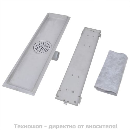 Линейни сифони, 2 бр, 530x140 мм, неръждаема стомана