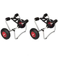 Колички за каяк, 2 бр, алуминий