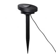 Градински лампи, 6 бр, LED, с анкери и соларни панели