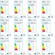 Кристални полилеи/пендели за таван, 2 бр, елегантни, бели