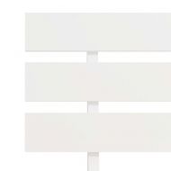 Рамка за легло, бяла, бор масив, 100х200 см