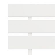 Рамка за легло, бяла, бор масив, 120х200 см