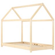 Рамка за детско легло, бор масив, 80x160 см