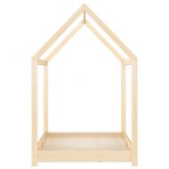 Рамка за детско легло, бор масив, 80x160 см