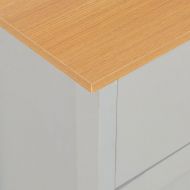 Бюфет, сив, 112x35x81 см