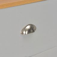 Бюфет, сив, 112x35x81 см