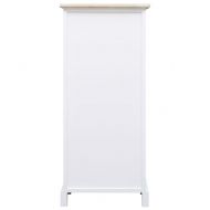 Страничен шкаф 38x28x86 см дърво пауловния