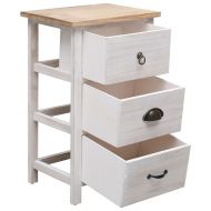 Страничен шкаф 35x25x57 см дърво пауловния