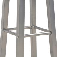 Бар табуретки, 2 бр, антрацит, МДФ