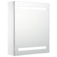 LED шкаф с огледало за баня, 50x13,5x60 см
