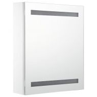 LED шкаф с огледало за баня, 50x13,5x60 см
