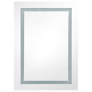 LED шкаф с огледало за баня, 50x13x70 см