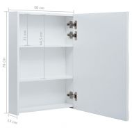 LED шкаф с огледало за баня, 50x13x70 см