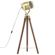 Подова лампа тринога, масивно мангово дърво, 97 см