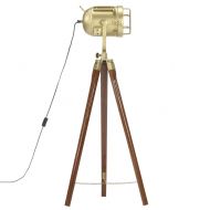 Подова лампа тринога, масивно мангово дърво, 97 см
