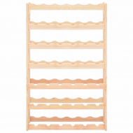 Стойка за вино за 42 бутилки, борова дървесина