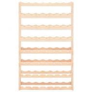 Стойка за вино за 56 бутилки, борова дървесина