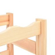 Стойка за вино за 56 бутилки, борова дървесина