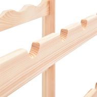 Стойка за вино за 56 бутилки, борова дървесина