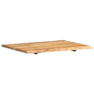 Плот за маса, акациево дърво масив, 80x(50-60)x2,5 cм