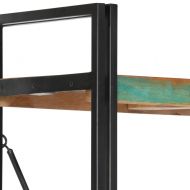 Библиотека с 5 рафта, 90x30x180 см, регенерирано дърво масив