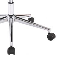 Въртящ се трапезен стол, сив, текстил