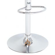 Бар табуретка, кремава, изкуствена кожа