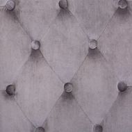 Трапезен стол, сив, кадифе