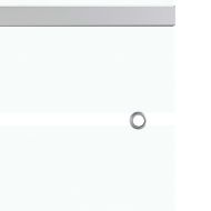 Плъзгаща врата матирано ESG стъкло и алуминий 90x205 см сребро