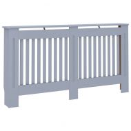 Параван за радиатор, антрацит, 152x19x81,5 см, МДФ