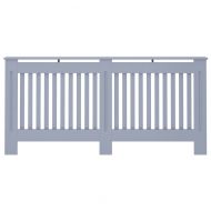 Параван за радиатор, антрацит, 172x19x81,5 см, МДФ